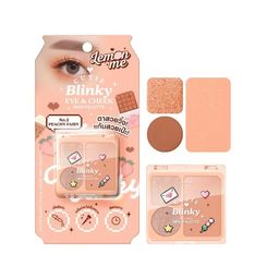 Lemon Me Cutie Blinky Eye & Cheek Mini Palette (4g) - #02 Peachy Fairy