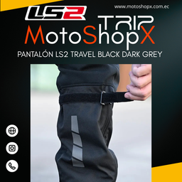 PANTALÓN LS2 TRAVEL BLACK DARK GREY