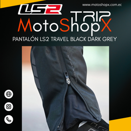 PANTALÓN LS2 TRAVEL BLACK DARK GREY