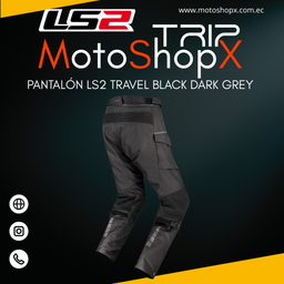 PANTALÓN LS2 TRAVEL BLACK DARK GREY