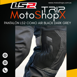 PANTALÓN LS2 COMO AIR BLACK DARK GREY