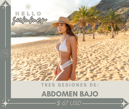 Tres Sesiones de Abdomen Bajo