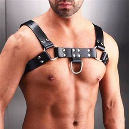 Wholesale Bondage Leather Sm Set Adjustable Leather Body Harness Belts With Buckles Rave Costume Sexy BDSM Punk Chest Belt