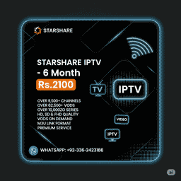 Starshare IPTV 6Month Plan