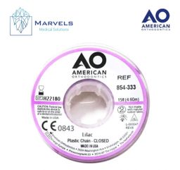 PLASTIC CHAIN 15' CLOSED LILAC