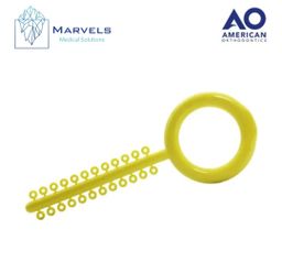 PLASTIC LIGATURES UNI-STICK YELLOW