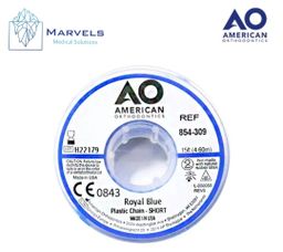 PLASTIC CHAIN 15' SHORT ROYAL BLUE