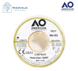 PLASTIC CHAIN 15' SHORT GOLD RUSH