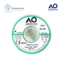 PLASTIC CHAIN 15' SHORT SHAMROCK GREEN