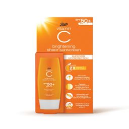 Boots Vitamin C Brightening Sheer Sunscreen SPF50+ PA++++ 30ml
