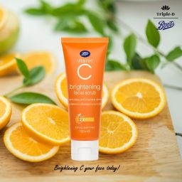 Boots Vitamin C Brightening Facial Scrub 100ml
