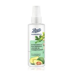 Boots Ingredients Series: Avocado & Macadamia Leave-In Conditioner 150ml