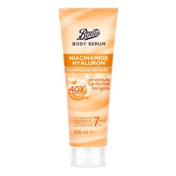 Boots Body Serum Niacinamide Hyaluron Flawless Bright 200ml