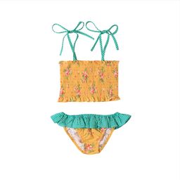 Yellow Mini Check Green