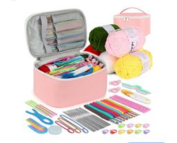 Charmkey Beginner Crochet Set Includes Yarn Crochet Hooks and Knitting Accessories