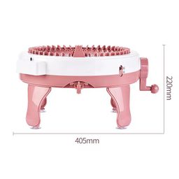 New Design Parent-Child Interaction Cylinder Loom Children's Large 48 Needle Hand Convenient Home Knitting Machine Plastic Yarn