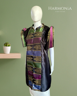 Modern Filipiniana Inaul Cover Dress