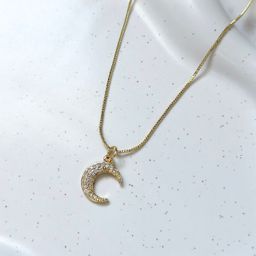Shiny Moon Necklace