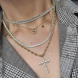 Cross Clip Necklace