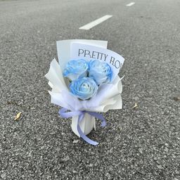 Crushed Blue (White Wrapping)