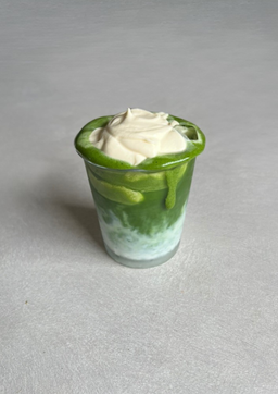 Salted Maple Cold Foam Matcha Latte 🍁