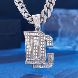 Hip Hop Dream Chasers DC Pendant &15mm 20" Cuban Choker Chain Necklace