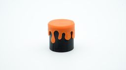 ATTY CAP 28 - BLACK ORANGE