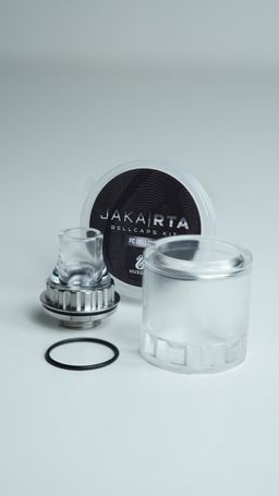 HUSSAR POLISHED CLEAR BELL CAP SET