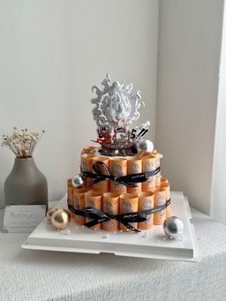 Customized 35pcs Money Cake Box