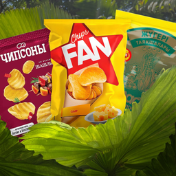 Чипсы и кукурузные палочки 