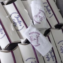 with packaging