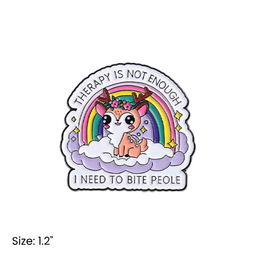 Therapy Is Not Enough Deer Pin