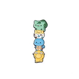Bulbasaur, Togepi, Squirtle, Psyduck Pokemon Pin 