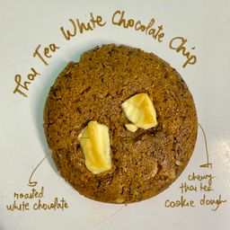 Thai Tea White Chocolate Chip Cookie