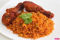 Jellof Rice with Chicken