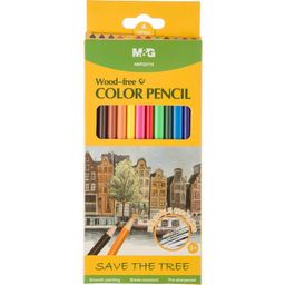 Color pencil wood-free