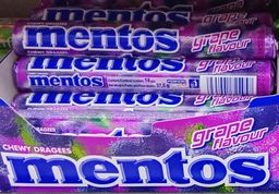 Mentos Chewy Dragees Grape Flavour 37.5g