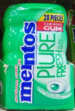Mentos Ch. Gum Fresh Pure 28’S 56gr