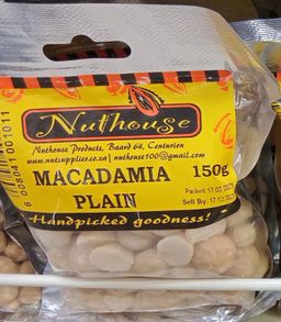 Nuthouse Macadamia Plain 150gr 