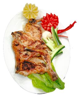 نص دجاج سادة مضبي