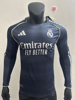 REAL MADRID AWAY JERSEY Long sleeve 2025/26