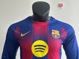 Barcelona home long sleeve jersey 2025/26