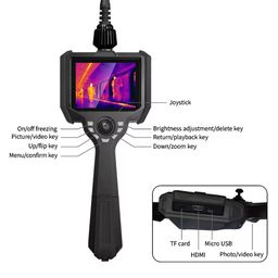 The WS-RK Series Infrared Thermal Imaging Industrial Video Endoscope, 360 Degree Steering Industrial Video Endoscope Camera