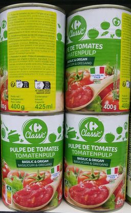 Crf Clas. Tom. Pulp. Bas/Orig Tin 400gr