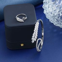 Zirconia Bangle-Set