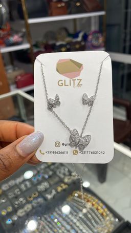 Zirconia Set-Silver-001