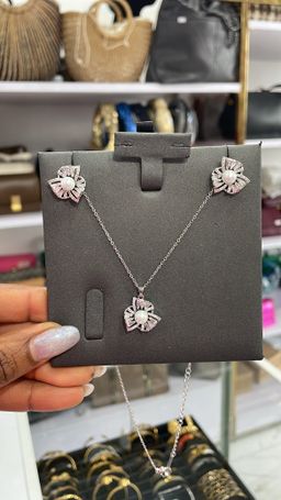 Zirconia Set-Silver-001