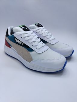 PUMA RIDER BEIGE CON AZUL