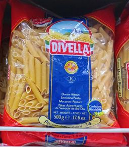 Divella Penne Mezzani Rigati N°34 500gr