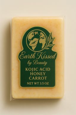 Earth Kissed  By Beauty Kojic Acid Honey Carrot Soap SB